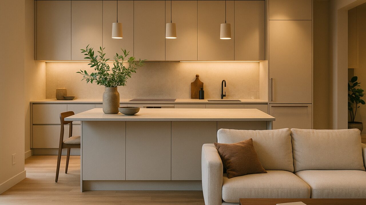 Cucine sempre più integrate negli spazi della vita quotidiana